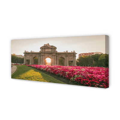 Obraz na płótnie Monumentalna Brama Alcala w Madrycie