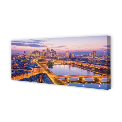 Fotoobraz na płótnie Nocna Panorama Berlina