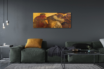 Zdjęcie na płótnie Jezus na Krzyżu i Ludzie