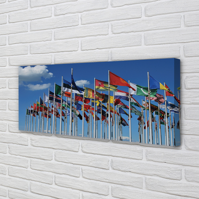 Zdjęcie na płótnie Różne Flagi Narodowe