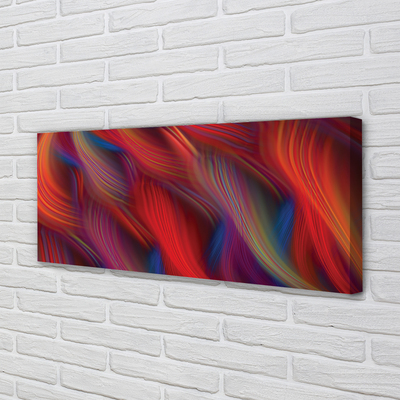 Fotoobraz na płótnie Fraktalne Paski w Kolorze