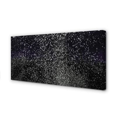 Obraz drukowany na płótnie Krystaliczne Bańki Wody