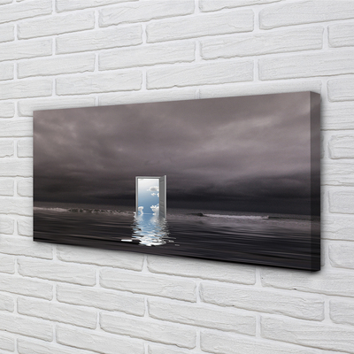 Obraz na płótnie Drzwi na Granicy Morza i Nieba