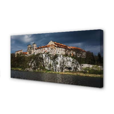 Obraz canvas na ścianę Wawel w Objęciach Wisły
