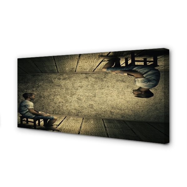 Obraz na płótnie Lustrzane Odbicie Rzeczywistości