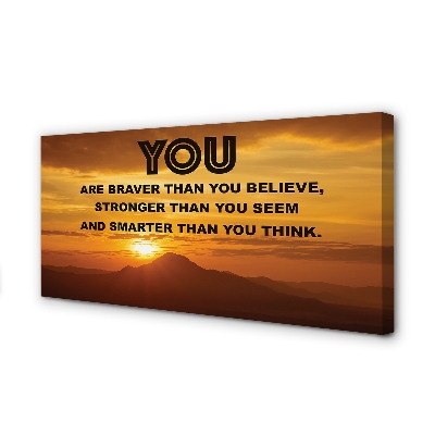 Duży obraz na płótnie Słoneczne Hasło pod Niebem