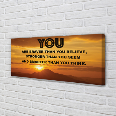 Duży obraz na płótnie Słoneczne Hasło pod Niebem