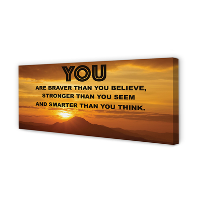 Duży obraz na płótnie Słoneczne Hasło pod Niebem