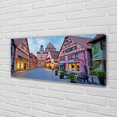 Duży obraz na płótnie Urokliwe Niemieckie Stare Miasto