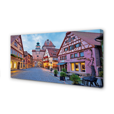 Duży obraz na płótnie Urokliwe Niemieckie Stare Miasto