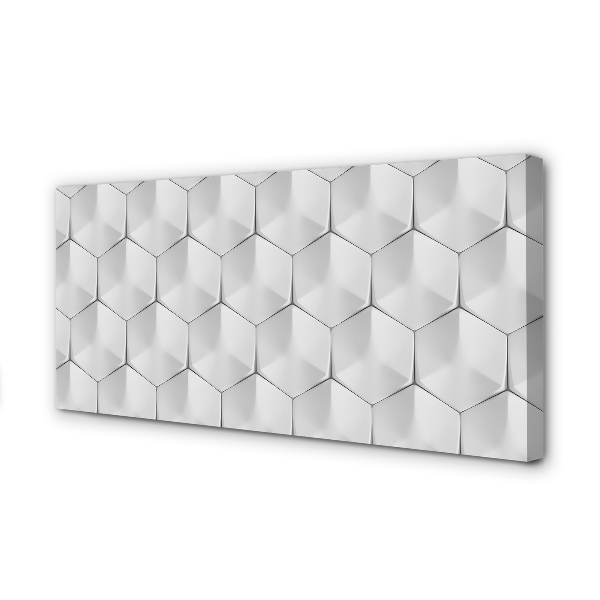 Obraz na płótnie Sześciokąty w 3D