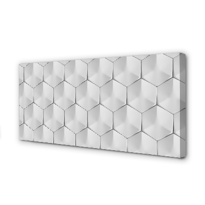 Obraz na płótnie Sześciokąty w 3D