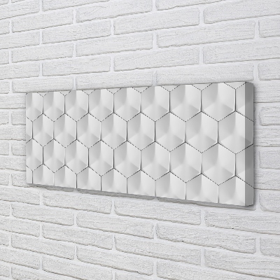 Obraz na płótnie Sześciokąty w 3D