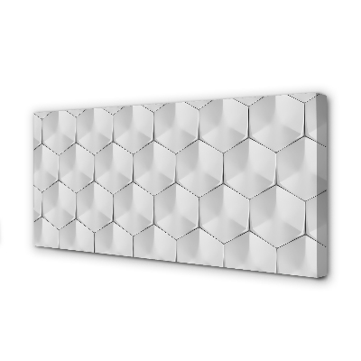 Obraz na płótnie Sześciokąty w 3D