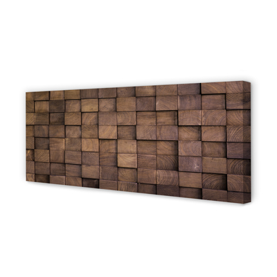 Zdjęcie na płótnie Mozaika Drewnianych Kostek