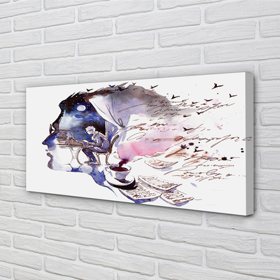 Zdjęcie na płótnie Obraz Twarzy Człowieka