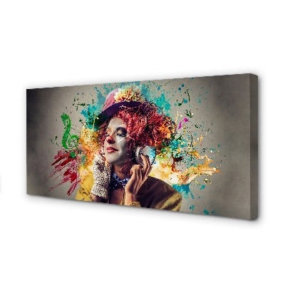 Zdjęcie na płótnie Artystyczny Portret Muzyczny