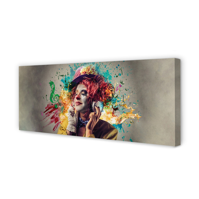 Zdjęcie na płótnie Artystyczny Portret Muzyczny