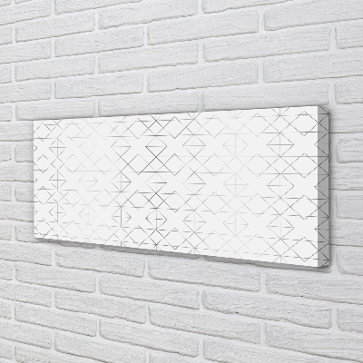 Obraz na płótnie Zarys Wielokątów