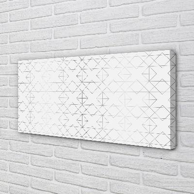 Obraz na płótnie Zarys Wielokątów