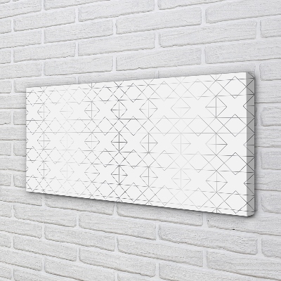 Obraz na płótnie Zarys Wielokątów