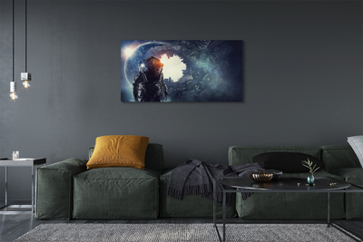 Zdjęcie na płótnie Postać w Świecie Mechanizmów