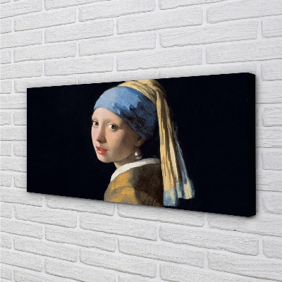 Obraz na płótnie Dziewczyna z perłą - Johannes Vermeer