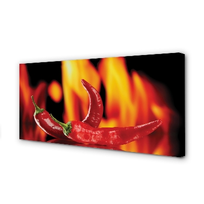 Fotoobraz na płótnie Piekielnie Ostre Papryczki
