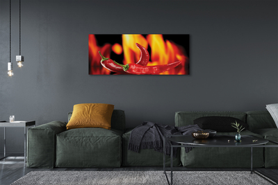 Fotoobraz na płótnie Piekielnie Ostre Papryczki