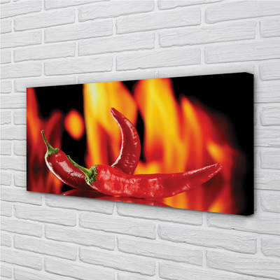 Fotoobraz na płótnie Piekielnie Ostre Papryczki