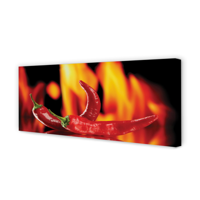 Fotoobraz na płótnie Piekielnie Ostre Papryczki