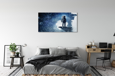 Fotoobraz na płótnie Miasto Mechanizmów i Postać