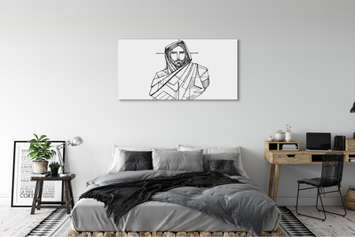 Obraz na płótnie Rysunek Jezus