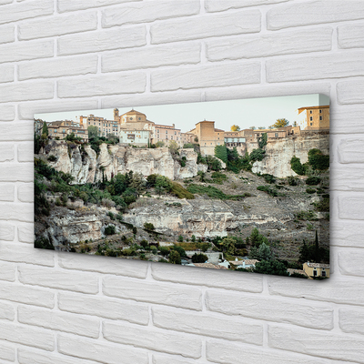 Zdjęcie na płótnie Górska Panorama Hiszpańskiego Miasta