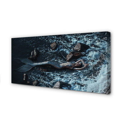 Fotoobraz na płótnie Syrena w Morskiej Toni