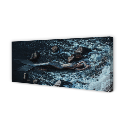 Fotoobraz na płótnie Syrena w Morskiej Toni