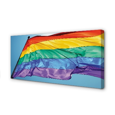 Obraz na płótnie Kolorowa flaga