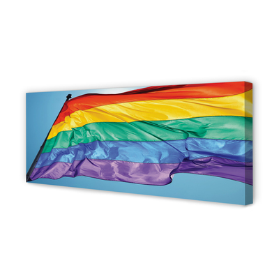 Obraz na płótnie Kolorowa flaga