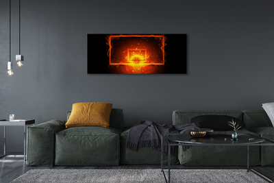 Obraz drukowany na płótnie Dynamiczny Rzut Do Kosza