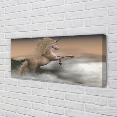 Fotoobraz na płótnie Jednorożec w Chmurach