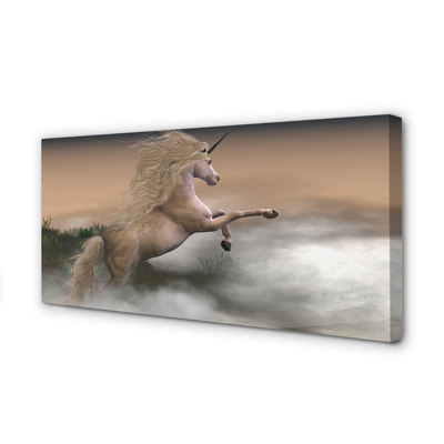 Fotoobraz na płótnie Jednorożec w Chmurach