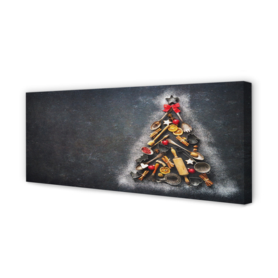 Duży obraz na płótnie Choinka i Dekoracje