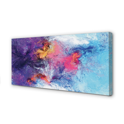 Fotoobraz na płótnie Kolorowe Mazy na Obrazie