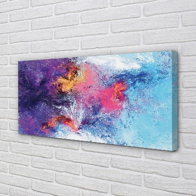 Fotoobraz na płótnie Kolorowe Mazy na Obrazie