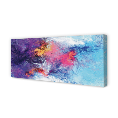 Fotoobraz na płótnie Kolorowe Mazy na Obrazie