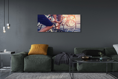 Obraz canvas na ścianę Wspólna Wyprawa Rowerowa