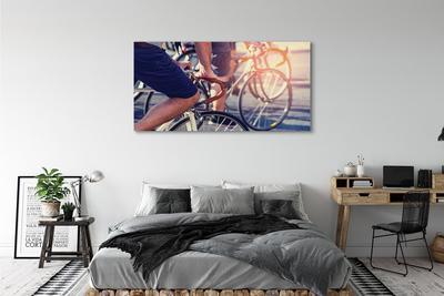 Obraz canvas na ścianę Wspólna Wyprawa Rowerowa