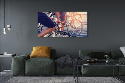 Obraz canvas na ścianę Wspólna Wyprawa Rowerowa