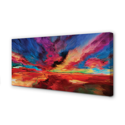 Duży obraz na płótnie Kalejdoskop Fraktali