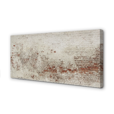 Obraz drukowany na płótnie Struktura Muru Ceglanego